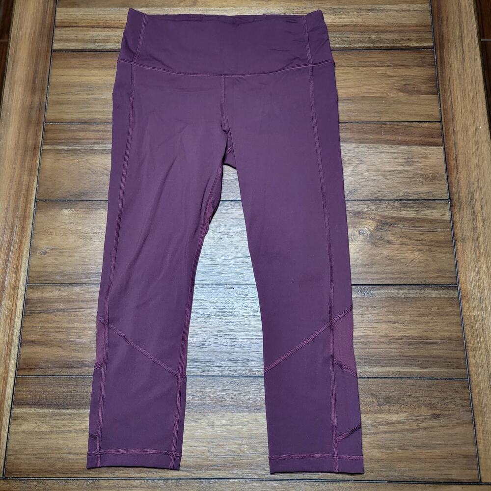 Lululemon Burgundy Leggings - Size 8